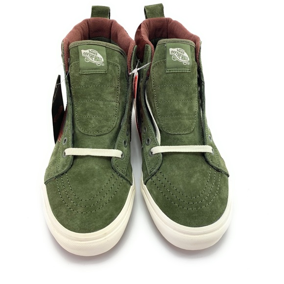 VANS Men's Sk-8 Hi MTE Deep Lichen Skate Shoes - Picture 7 of 12